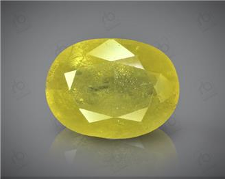 Natural Heated & Treted Yellow Sapphire Certified 4.76 cts ( 1566 )